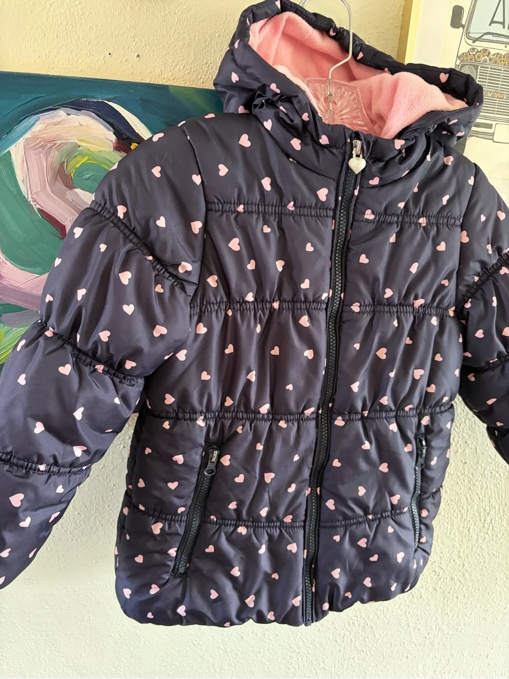 Girls OshKosh B'gosh Navy Puffer Jacket